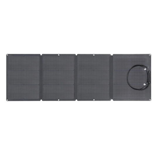 Foldable solar panel on a white background