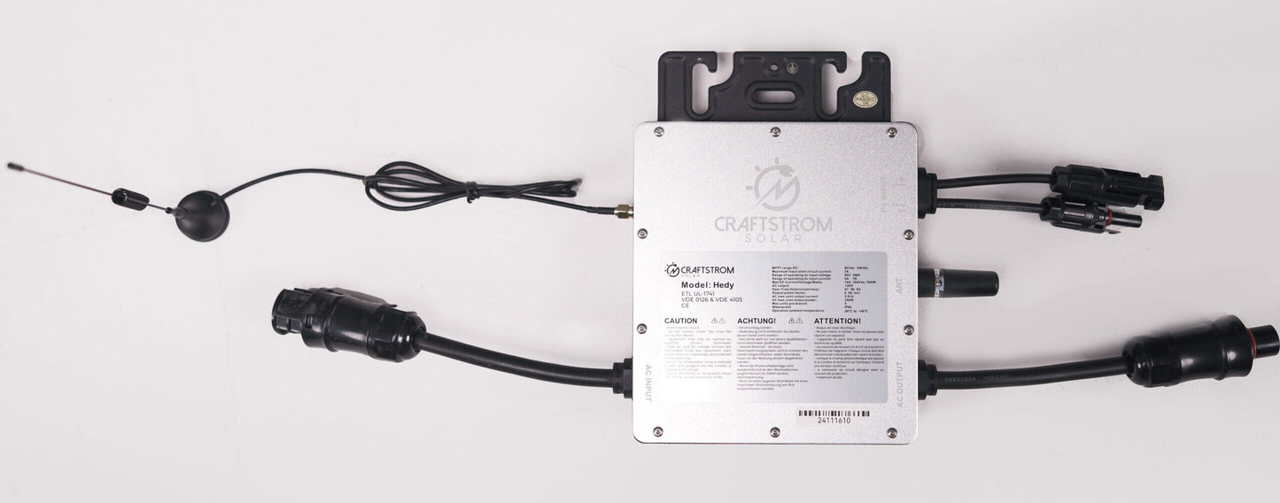 1600W Craftstrom Plug-in Solar Kit