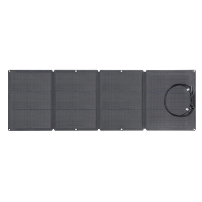 Foldable solar panel on a white background