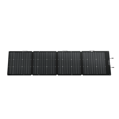 Foldable solar panel on a white background