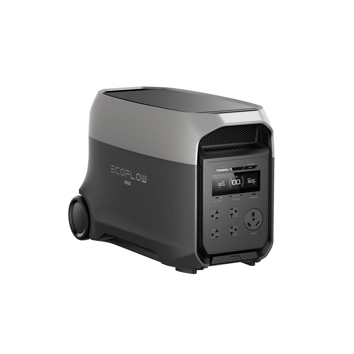 EcoFlow power station on a white background