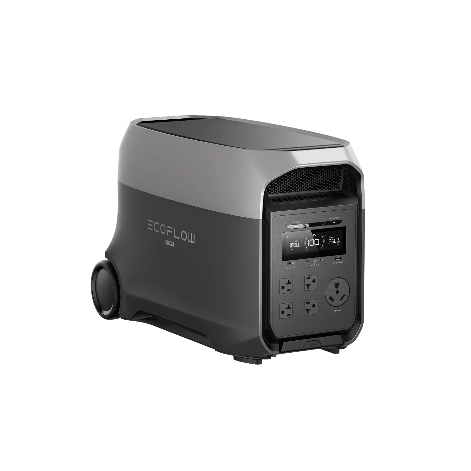 EcoFlow power station on a white background